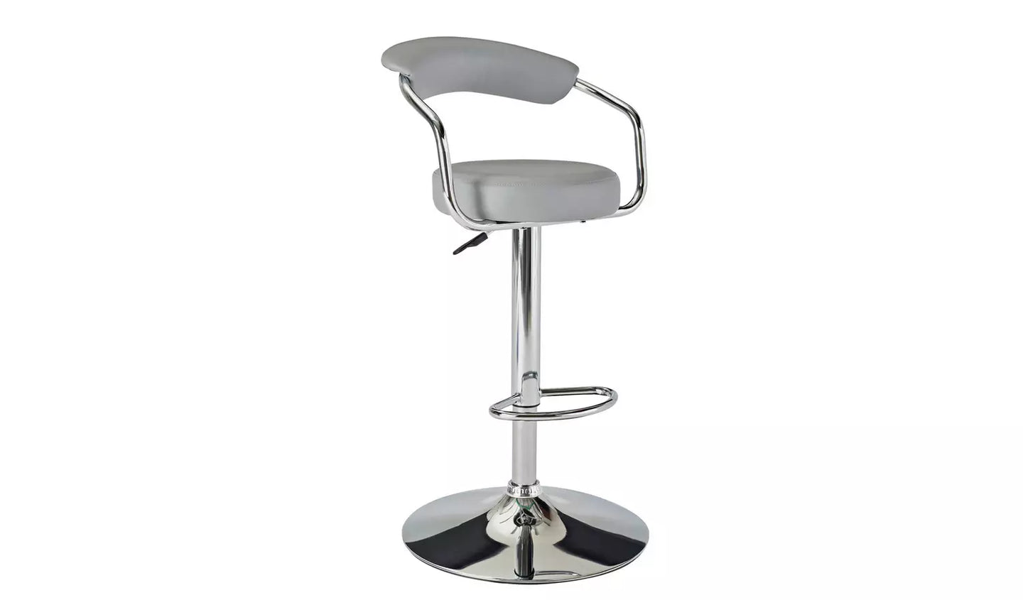 Assembled Executive Gas Lift Bar Stool - Grey